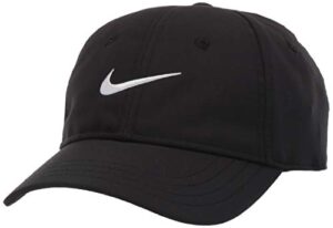 nike children's apparel kids' little classic ripstop basball hat, black, 4/7