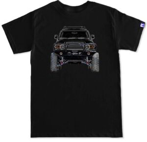 ftd apparel men's fj cruiser t shirt - medium black