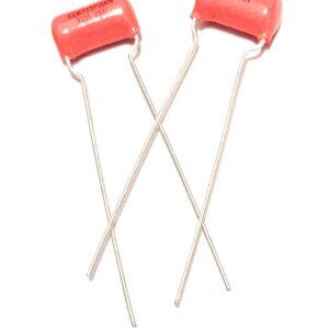 2X (1 Pair) .022uf 200v Orange Drop 715P Tight Tolerance Polypropylene Guitar Tone Capacitors Small Size