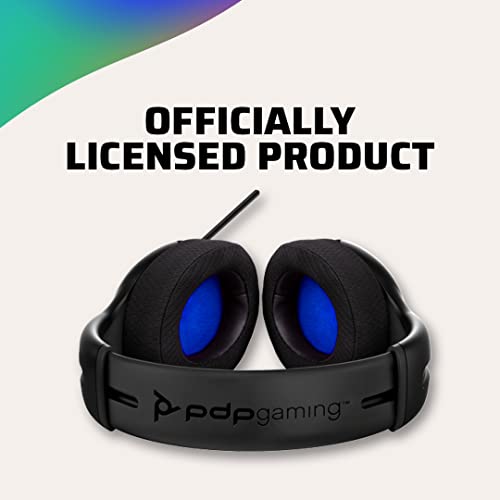 PDP LVL50 Wired Headset with Noise Cancelling Microphone: Black - PS5/PS4