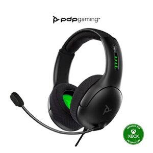 pdp gaming lvl50 wired stereo gaming headset - xbox series x|s, xbox one, xbox