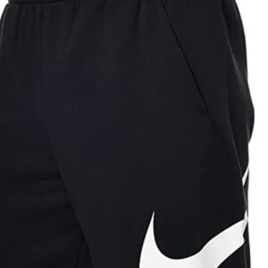 Nike Men's Sportswear Club Short Basketball Graphic, Black/White/White, Small