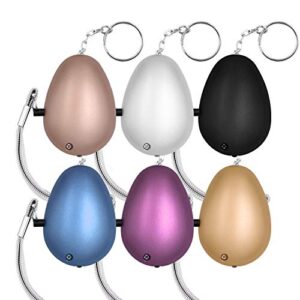 KOSIN Safe Sound Personal Alarm, 6 Pack 140DB Personal Security Alarm Keychain with LED Lights, Emergency Safety Alarm for Women, Men, Children, Elderly