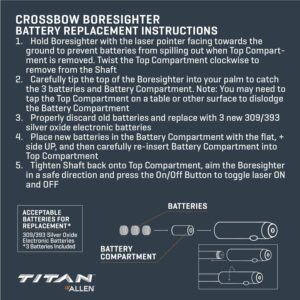 Allen Company Titan™ Crossbow Red Laser Boresighter, Gray/Orange