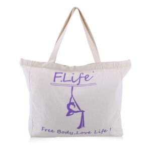 F.Life Aerial Silk Yoga Hammock Strater Kit -10 Yards For Flying Yoga (Blush nude)