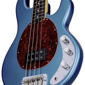 Sterling By MusicMan 4 String Bass Guitar, Right, Toluca Lake Blue (RAY24CA-TLB-R1)