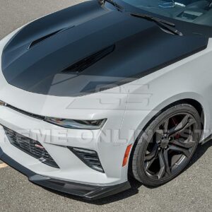 Replacement for 2016-Present Chevrolet Camaro SS 2019-Present Chevrolet Camaro LT LS RS | ZL1 Style Front Bumper Lower Lip Splitter (ABS Plastic - Matte Black)