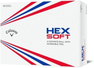 callaway hex soft golf balls (one dozen) white