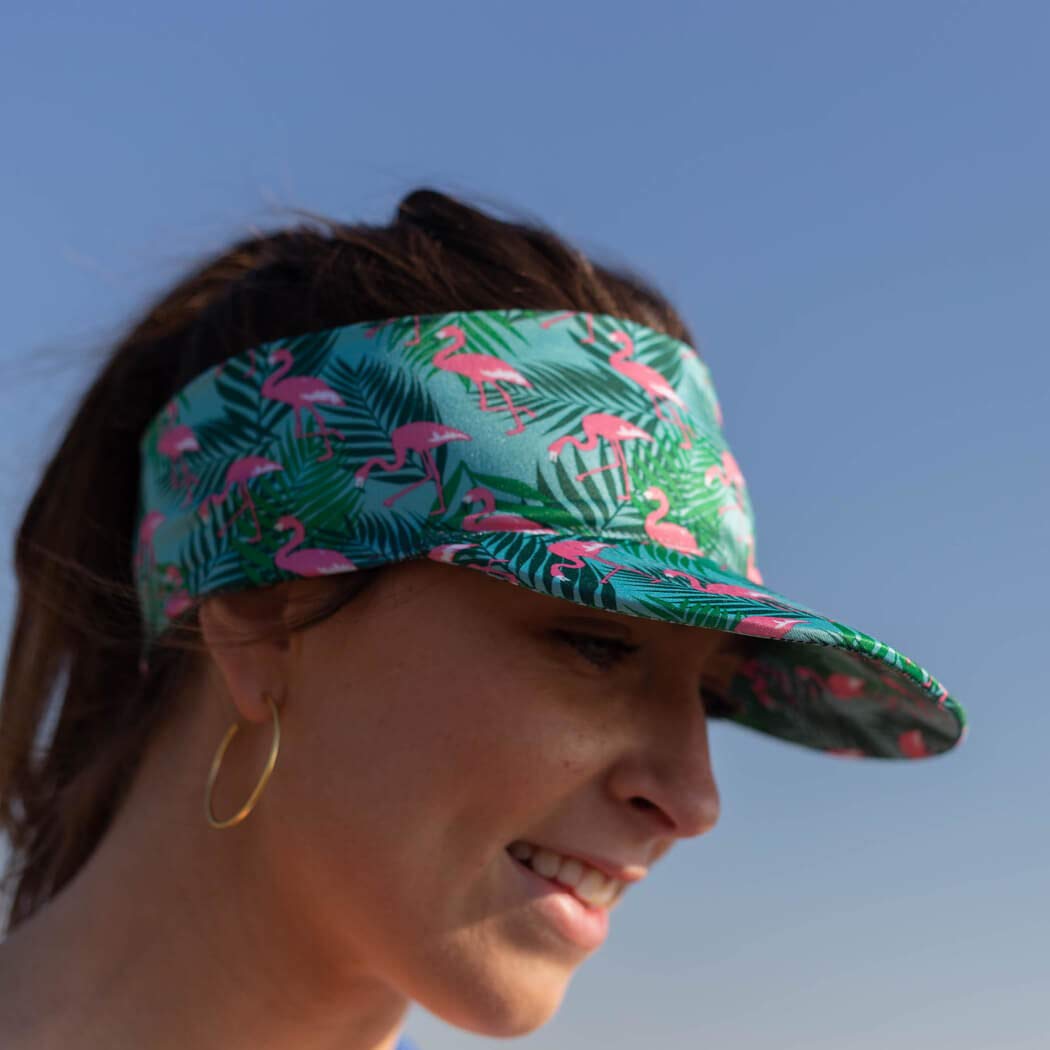 Gone For a Run Runners Lightweight Comfort Performance Visor | Flock It | One Size Fits Most