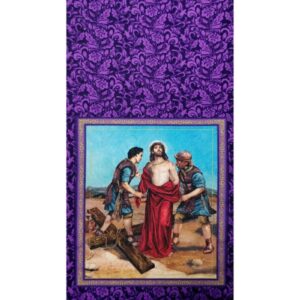 Purple Lenten Story Overlay Stole, 110 Inch