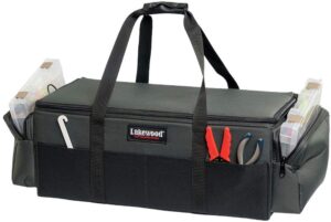 lakewood fishing black hanging lure locker tackle box w adjustable lure dividers