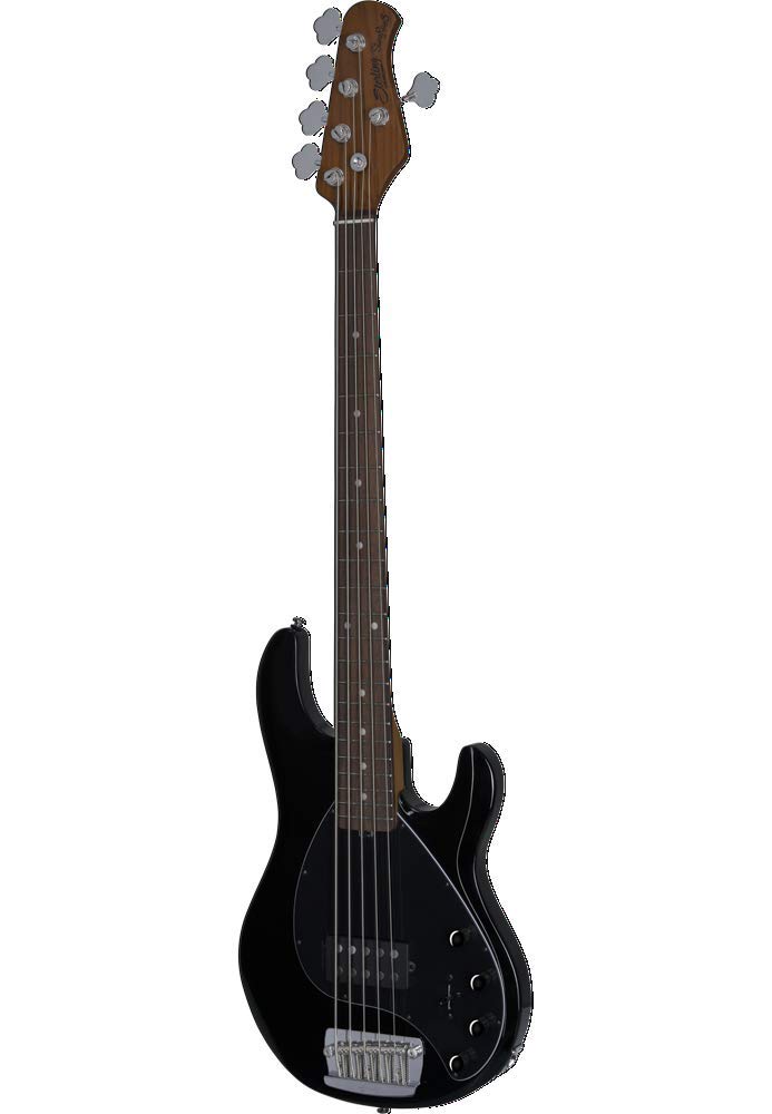 Sterling By MusicMan 5 String Bass Guitar, Right, Black (RAY35-BK-R2)