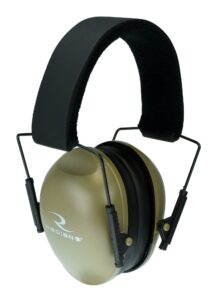 radians ls0840cs low profile ear muff with revised ergonomic ear cups tan