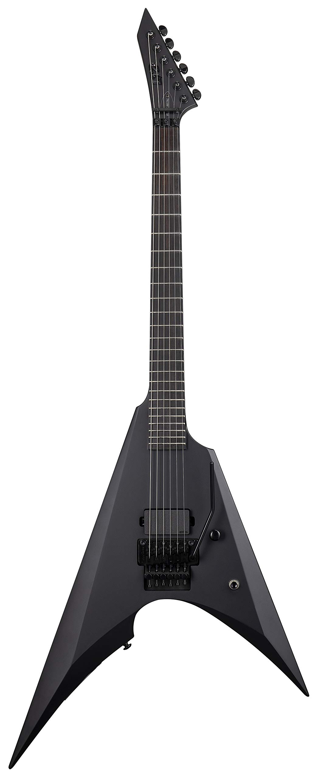 ESP LTD Arrow Black Metal Electric Guitar, Black Satin