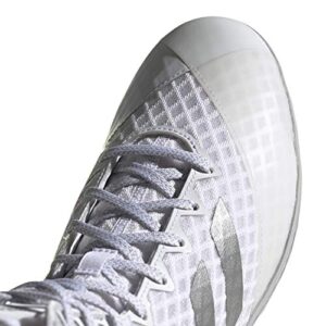 adidas Mat Wizard Hype White/Silver Wrestling Shoes 12