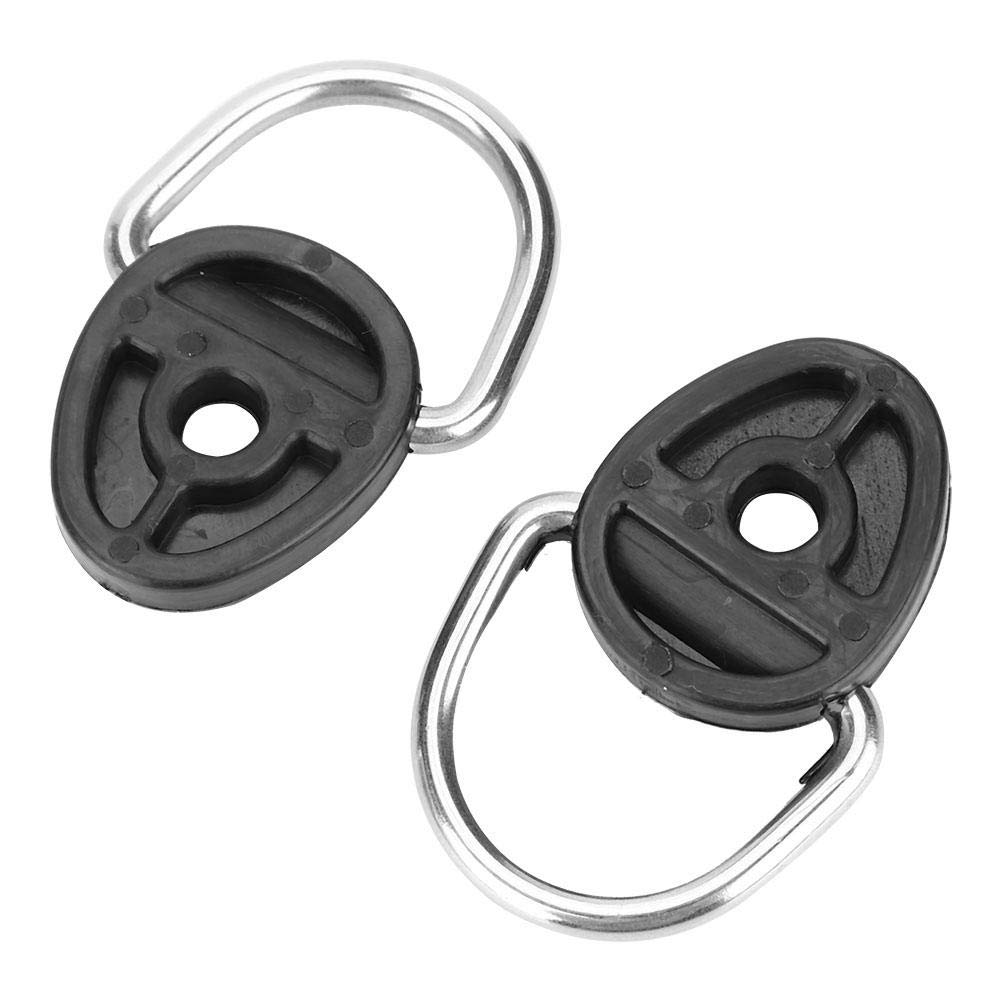 SolUptanisu Kayak D Ring Accessories,2pcs Kayak D Ring Tie Down Loop Safety Deck Fitting Accessory Parts