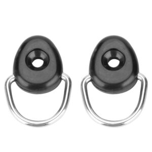 SolUptanisu Kayak D Ring Accessories,2pcs Kayak D Ring Tie Down Loop Safety Deck Fitting Accessory Parts