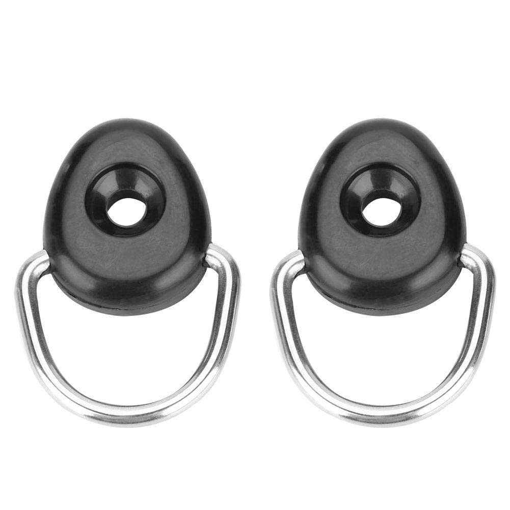 SolUptanisu Kayak D Ring Accessories,2pcs Kayak D Ring Tie Down Loop Safety Deck Fitting Accessory Parts