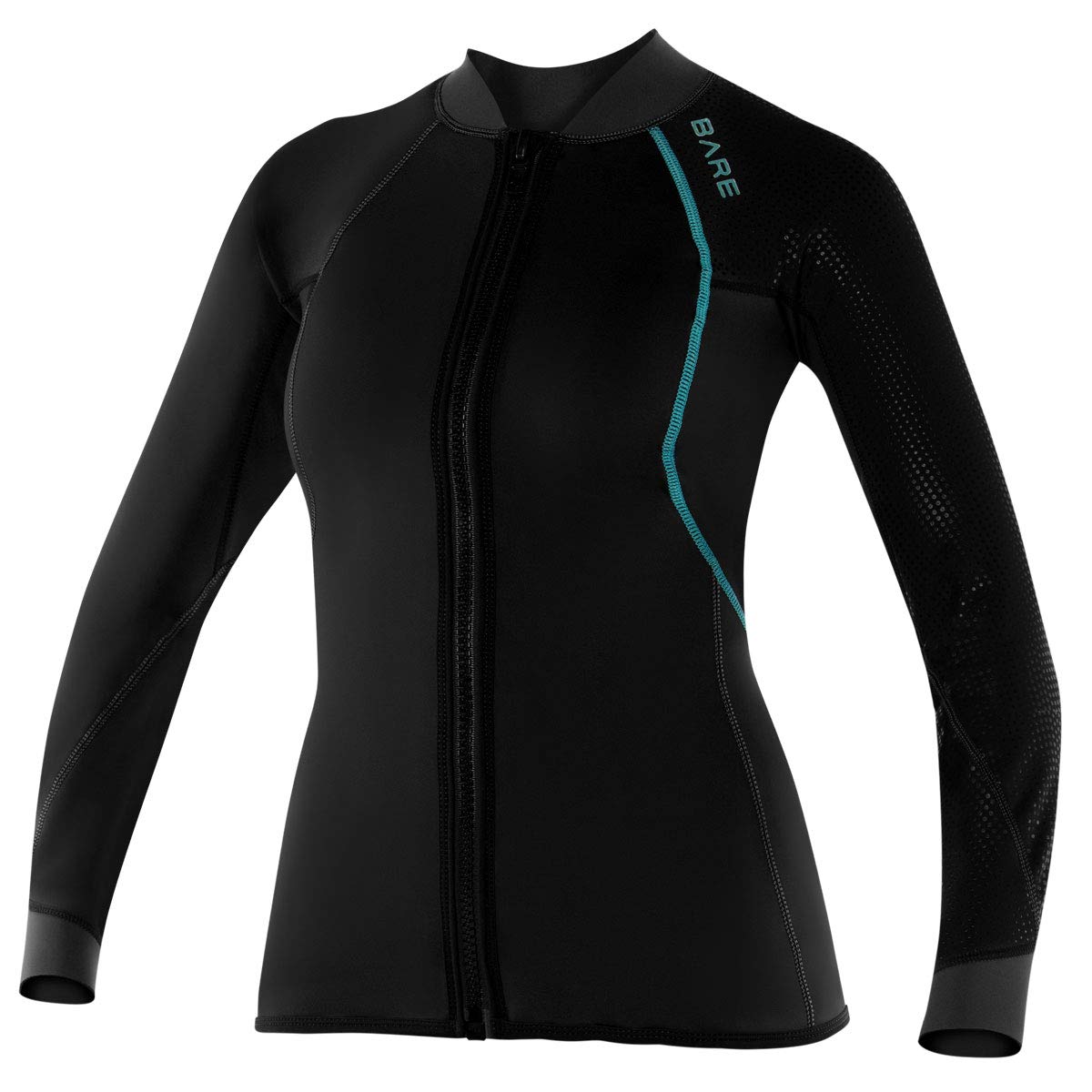 BARE Exowear Women's Jacket with Zipper, Multi-Sport, Protects Against Cold & Sun