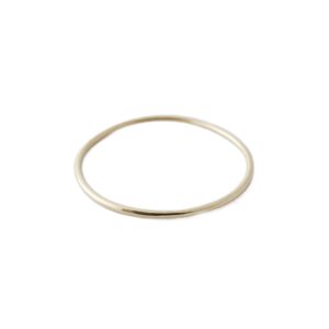 honeycat super skinny stacking ring in 14k gold, size 7.5 (g)