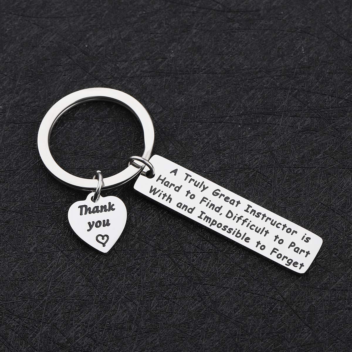 FOTAP Instructor Keychain Instructor Appreciation Gift Instructor Retirement Gift Professor, Mentor Thank You Gift (instructor keychain)