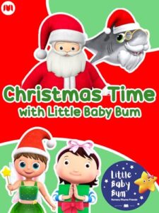 christmas time with little baby bum