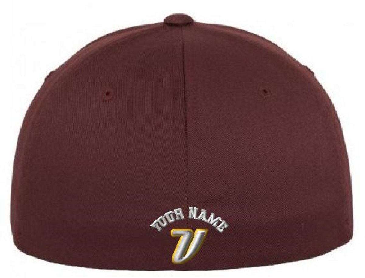 Aeiniwer New Venezuela Vinotinto Flag Customized Personalizada Baseball Cap Hat Gorra (L/XL) Maroon