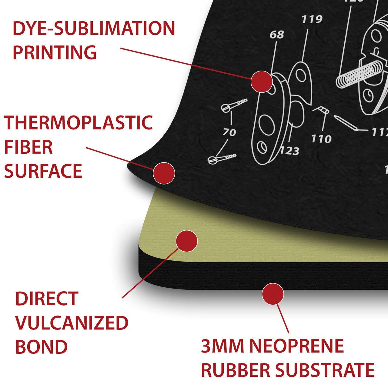 TekMat Beretta PX 4 Storm Gun Cleaning Mat, Black, TEK-R17-BER-PX4, One Size