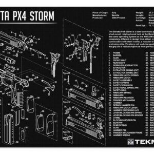 TekMat Beretta PX 4 Storm Gun Cleaning Mat, Black, TEK-R17-BER-PX4, One Size