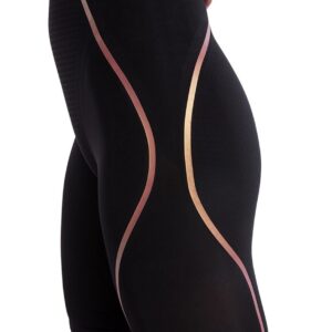 Speedo 8772400000324 Intent Open Back Kneeskin Black/Rose Gold 24