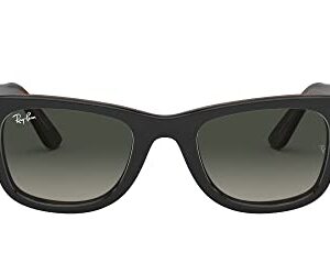 Ray-Ban RB2140 Original Wayfarer Square Sunglasses, Grey On Havana/Light Grey Gradient Dark Grey, 50 mm