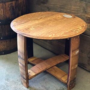 Wine Barrel Side Table