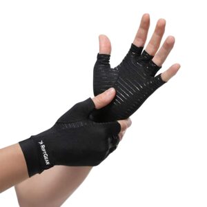 riptgear compression gloves for women and men for arthritis (pair) - women's and mens gloves for hand pain - compression gloves men and women - golf bowling cycling tennis (x-large)