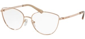 michael kors mk3030-1108 eyeglass frame buena vista rose gold w/demo lens 54mm