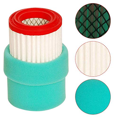 HIFROM Air Filter Cleaner replacement for Yamaha Big Bear 250 YFM250B 400 YFM400 YFM400FB YFM400F YFM400FB Bear Tracker 250 YFM250X YFM250B YFM250XH 1P0-E4450-00-00 4XE-E4450-00-00 (Pack of 1)