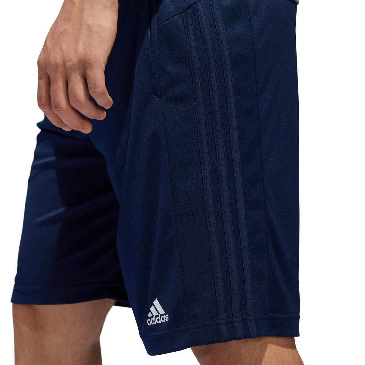 adidas Men's Active Zip Pocket Shorts (Medium, Navy)