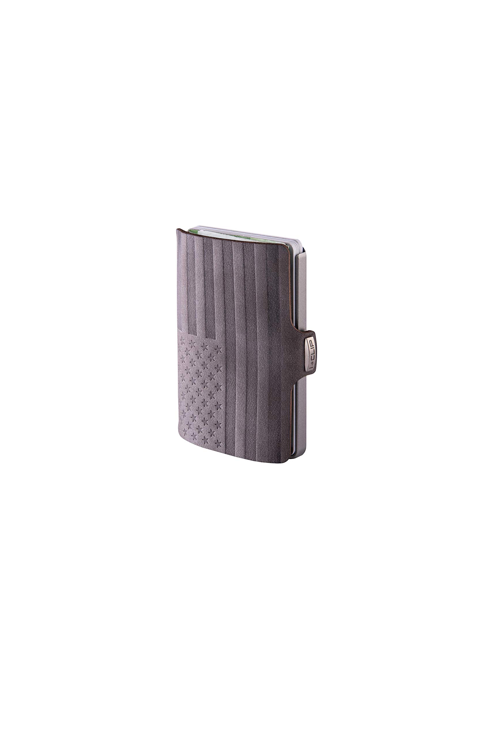 I-CLIP Original Silver Merica Urban Grey, wallet, money bag, purse, credit card case, credit card holder