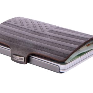 I-CLIP Original Silver Merica Urban Grey, wallet, money bag, purse, credit card case, credit card holder