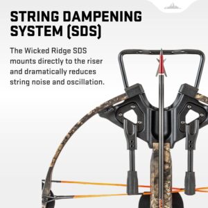 Wicked Ridge String Dampening System - Reduces String Noise & Oscillation - Compatible with Invader 400 & X4, Rampage 360, Blackhawk 360, Warrior Ultra-Lite, Ranger X2 & Raider 400 De-Cock