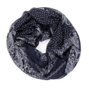 MELIFLUOS DESIGNED IN SPAIN Scarf for Men Lightweight Paisley Fashion Scarves Man Gentleman Summer Fall Spring (MFS02)