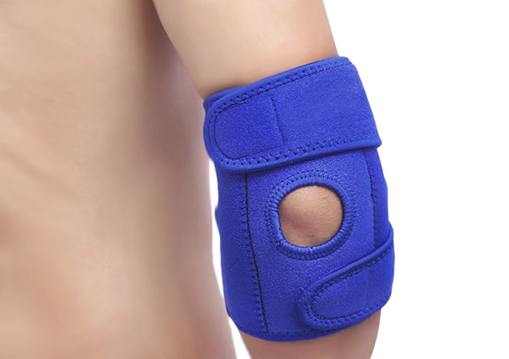 Elbow Support (1 Piece) Adjustable Elbow Brace Sports Protective Gear Pad Arthritic Pain Relief, Sports Injury Rehabilitation & Protection Tennis Basketball Golf Gym Fitness Support