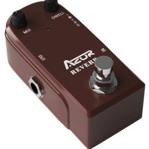 AZOR AP311 Spring Reverb Guitar Effect Pedal with True Bypass Aluminium alloy case