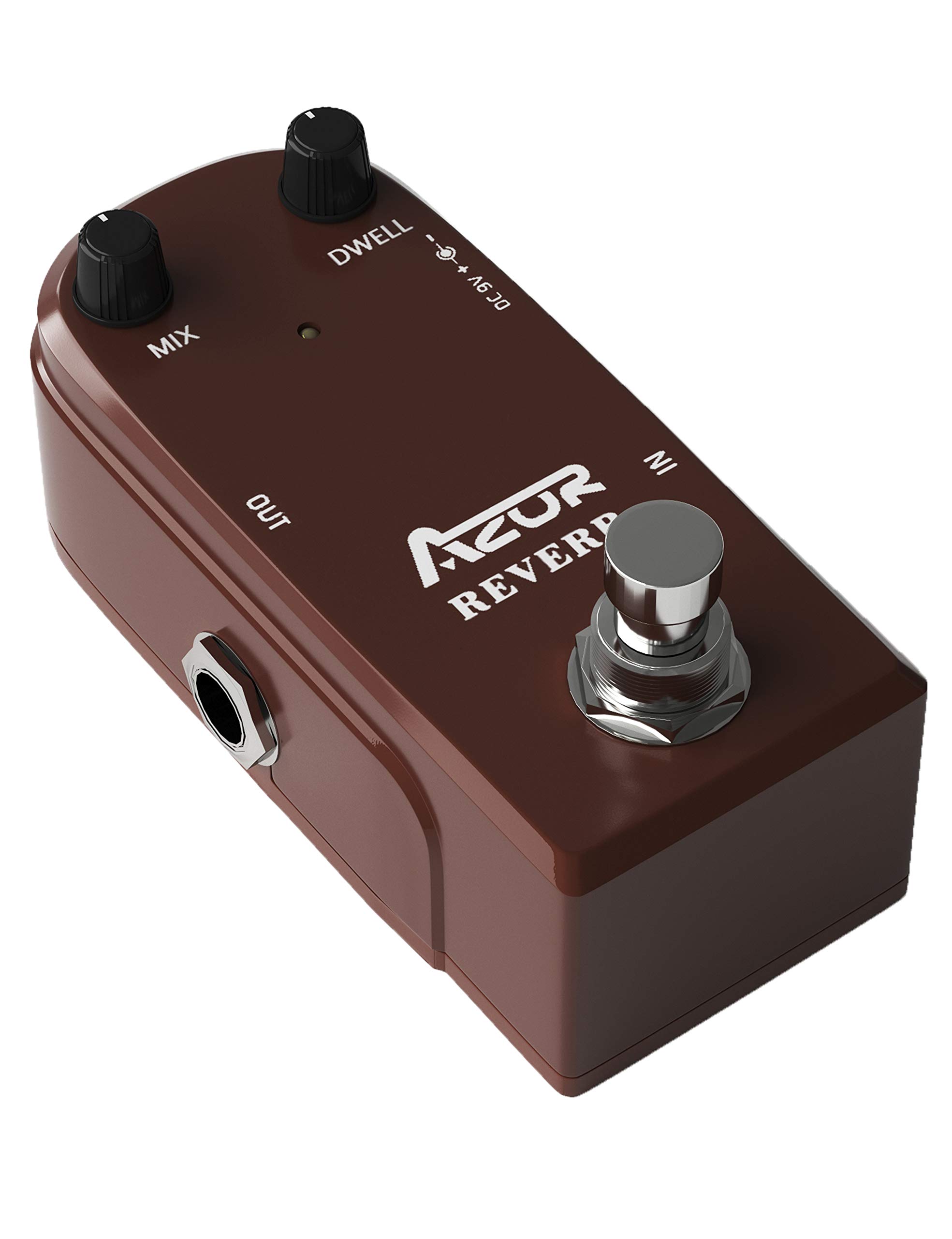 AZOR AP311 Spring Reverb Guitar Effect Pedal with True Bypass Aluminium alloy case