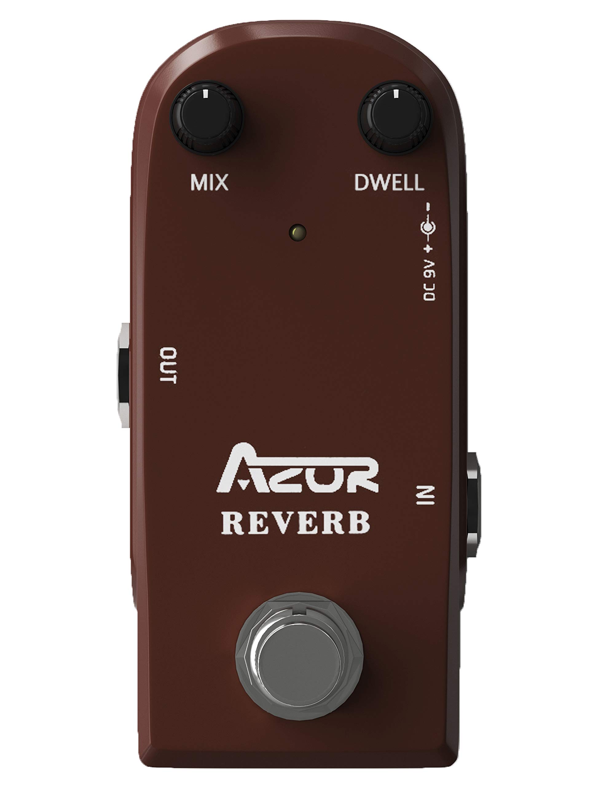 AZOR AP311 Spring Reverb Guitar Effect Pedal with True Bypass Aluminium alloy case