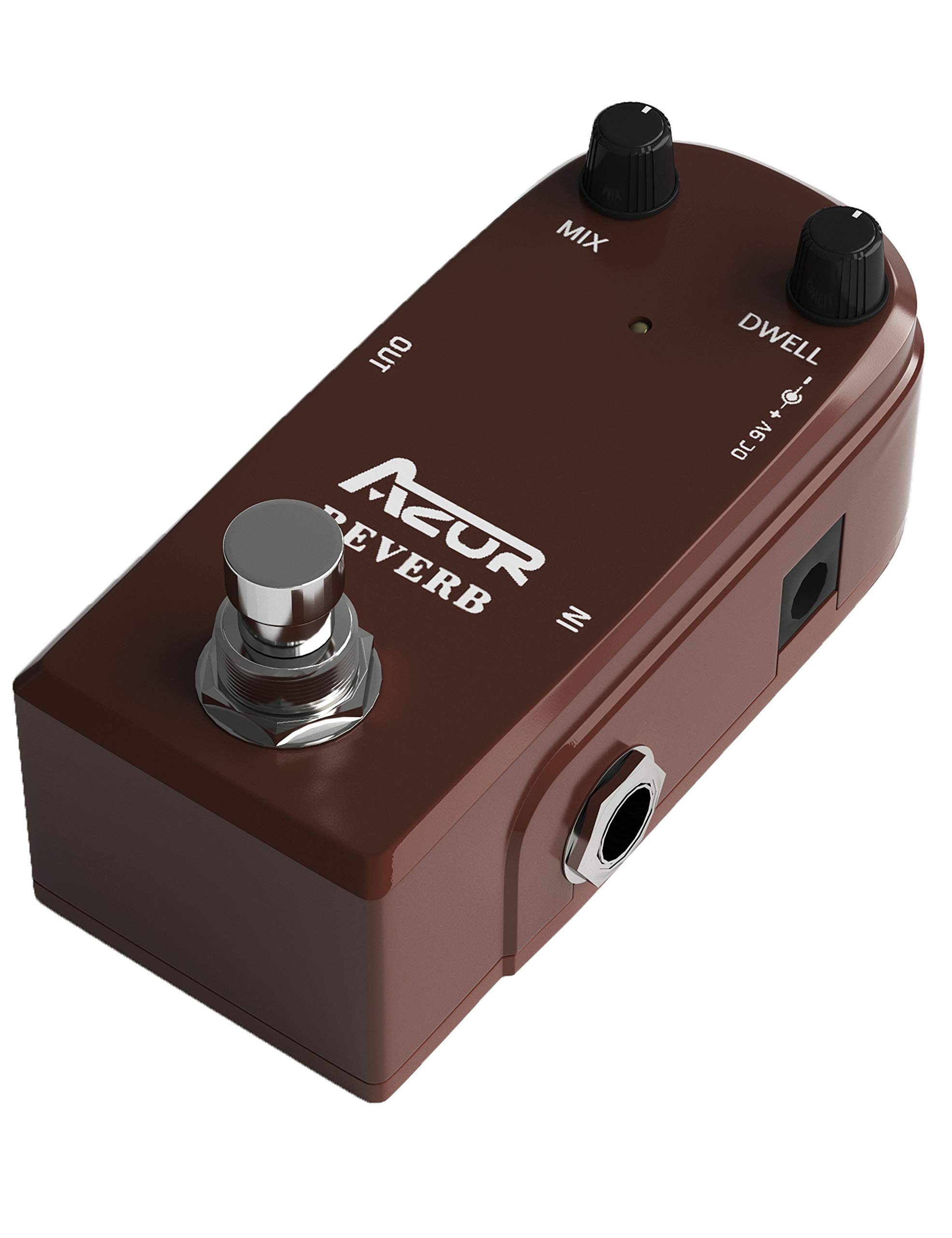 AZOR AP311 Spring Reverb Guitar Effect Pedal with True Bypass Aluminium alloy case