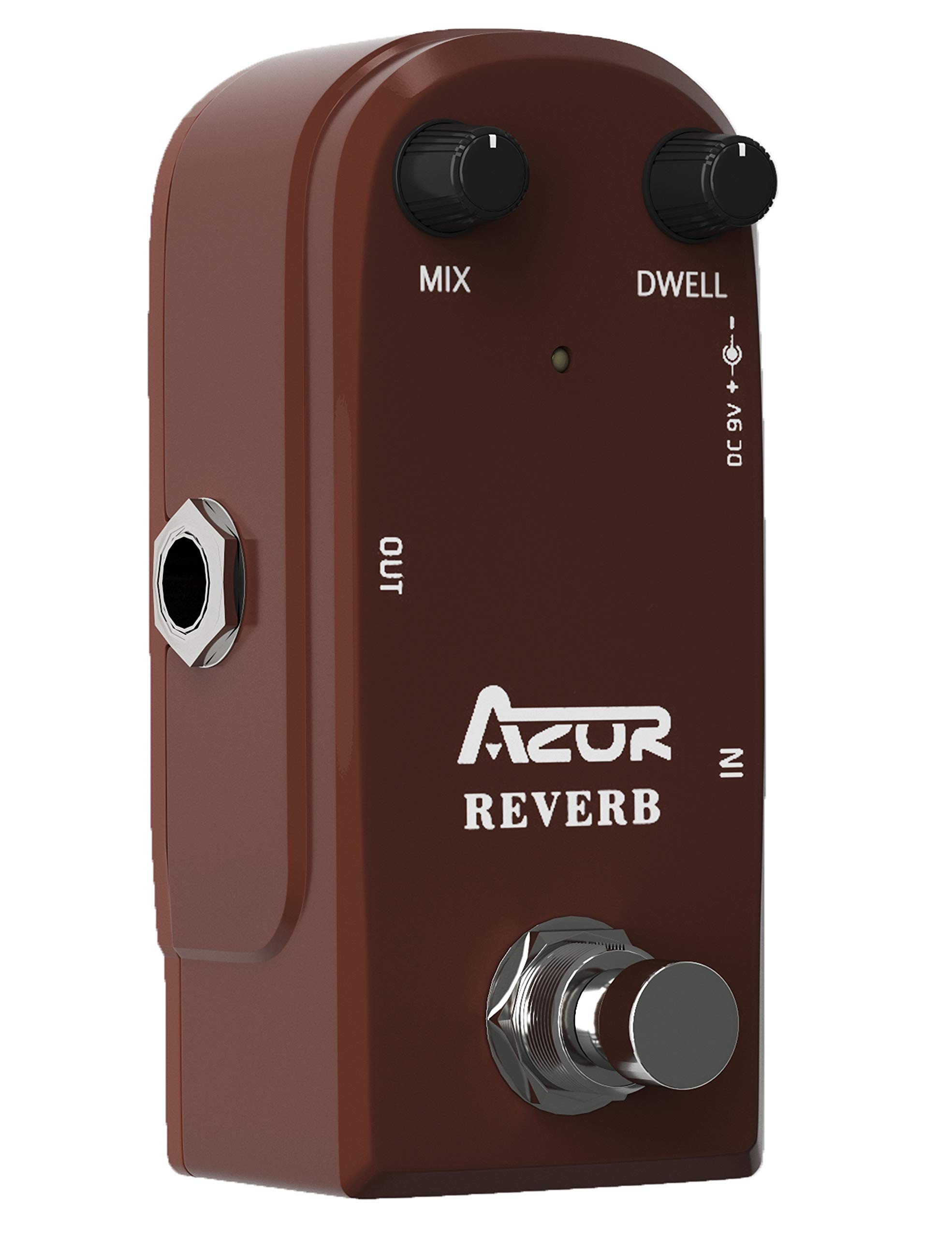 AZOR AP311 Spring Reverb Guitar Effect Pedal with True Bypass Aluminium alloy case