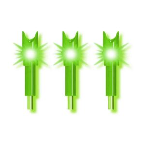 tenpoint alpha-brite lighted crossbow nock - pack of 3 - for use with most wicked ridge, horton innovations crossbows (does not include nitro 505)