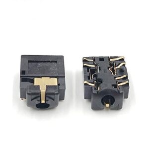 headphone jack plug port for xbox one slim s controller 3.5mm headset connector port socket replacement (pack of 2pcs)