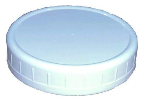 Wide-Mouth Reusable Plastic Lids for Canning Jars, 8 Count, Mainstay (3.62" dia x .75" H) (Limited Edition)