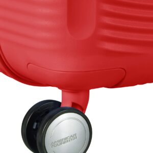 American Tourister Soundbox - Spinner Small Expandable Hand Luggage, 55 cm, 41 liters, Red (Coral Red)